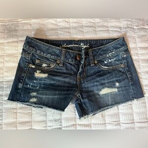 American Eagle cutoff distressed jean shorts